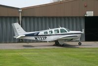 N722P @ EGHN - N722P Beech 36 at Sandown, Isle of Wight - by Pete Hughes