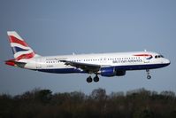 G-BUSH @ EGCC - British Airways Airbus A320 with a registration more appropriate to a former US President - by Terry Fletcher