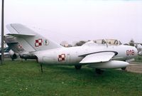 018 - PZL-Mielec SBLim-2 (MiG-15UTI) MIDGET of the polish naval aviation at the Muzeum Lotnictwa i Astronautyki, Krakow