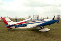 G-BCRK @ FINMERE - Squarecraft SA102-5 Cavalier at Finmere, UK in 1990. - by Malcolm Clarke