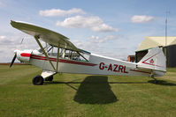 G-AZRL @ FISHBURN - Piper L-18C Super Cub at Fishburn Airfield in 2009. - by Malcolm Clarke