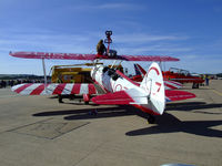 N707TJ @ EGQL - Boeing A75NI From Team guinot/aero superbatics - by Mike stanners