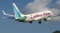 9Y-KIN @ TNCM - A close up of the Caribbean airlines 9Y-KIN - by SHEEP GANG