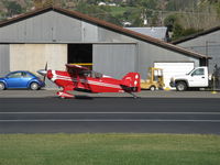 N110BK @ SZP - 2007 Aviat PITTS S-2C, Lycoming AEIO-540-D4A5 260 Hp, taxi to Rwy 04 - by Doug Robertson