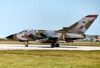 ZA460 @ EGQS - Tornado GR.1 of 617 Squadron ready for take-off at Lossiemouth in the Summer of 1994. - by Peter Nicholson