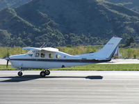 N6476W @ SZP - 1981 Cessna P210N pressurized turbo CENTURION II, Continental TSIO-520-P 310 Hp, taxi - by Doug Robertson