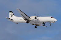 G-OAAF @ EGNX - Air Atlantique's ATP about to land at East Midlands - by Terry Fletcher