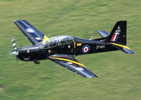 ZF485 - Royal Air Force Tucano T1 (c/n S146/T117). Operated by 45 1 FTS. Taken in the M6 Pass, Cumbria. - by vickersfour
