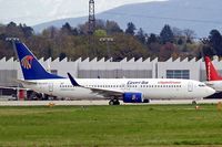 SU-GCP @ LSGG - Boeing 737-866 [35560] (Egypt Air) Geneva~HB 11/04/2009. Seen taxiing for departure at Geneva. - by Ray Barber