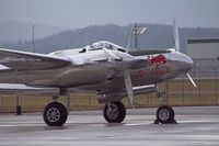 N25Y @ LOWS - Flying Bulls Lockheed P-38L - by Delta Kilo