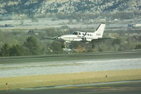 N21WU @ KBIL - Cessna 421 Air Ambulance - by cliffpov
