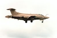 XV863 @ EGQS - Buccaneer S.2B of 208 Squadron landing at Lossiemouth in the Summer of 1991. - by Peter Nicholson