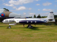 51-6718 @ EGSH - City of Norwich Aviation Museum. Lockheed T-33A (c/n 580-6050). Painted in US Air Force markings with buzz number 'TR-999'. - by vickersfour