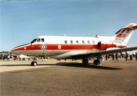 XS734 @ MHZ - Dominie T.1 of 6 Flying Training School at RAF Finningley on display at the 1993 Mioldenhall Air Fete. - by Peter Nicholson