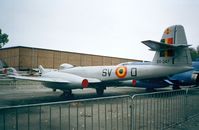 EG-247 - Gloster Meteor F8 of the Force Aerienne Belge at the Letecke Muzeum, Prague-Kbely - by Ingo Warnecke