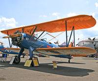 N634JM @ KRDG - This lovely Kaydet is in the colors honoring the Tuskeegee Airmen. - by Daniel L. Berek