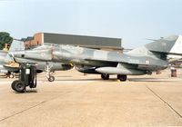 118 @ MHZ - Etendard IV.P of 16 Flotille French Aeronavale in the static display at the 1992 Mildenhall Air Fete. - by Peter Nicholson