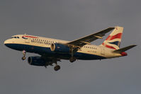 G-EUPF @ LOWW - British Airways A319