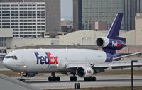 N598FE @ KLAX - FedEX MD-11F arriving 25L KLAX. - by Mark Kalfas
