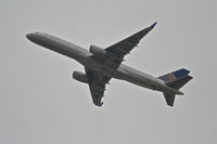 N13138 @ KLAX - Continental 757-224, 25R departure KLAX. - by Mark Kalfas