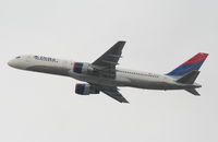 N656DL @ KLAX - delta Airlines Boeing 757-232, 25R departure KLAX. - by Mark Kalfas