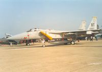 84-0027 @ MHZ - F-15C Eagle of the 36th Fighter Wing based at Bitburg on display at the 1992 Mildenhall Air Fete. - by Peter Nicholson