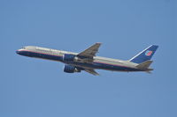 N566UA - United Airlines Boeing 757-222, 25R departure KLAX. - by Mark Kalfas