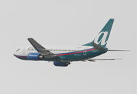 N267AT @ KLAX - AirTran Boeing 737-7BD, 25R departure KLAX. - by Mark Kalfas