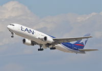 CC-CZU @ KLAX - LAN Airlines Boeing 767-316/ER  CC-CZU, 25R departure KLAX - by Mark Kalfas