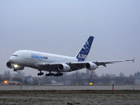 F-WWDD @ ZRH - Welcome A 380 - first landing of an Airbus A 380 at Zurich Kloten - by P. Radosta - www.austrianwings.info
