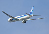 JA732A @ KLAX - ANA Boeing 777-381 (ER), 25R departure KLAX. - by Mark Kalfas