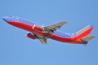 N320SW @ KLAX - Southwest Boeing 737-3H4, 25R departure KLAX. - by Mark Kalfas