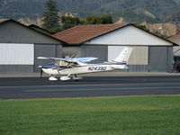 N2439D @ SZP - 2006 Cessna T182T Turbo SKYLANE TC, Lycoming TIO-540-AK1A 235 Hp, McCauley 3 blade CS prop, taxi off Rwy 22 after landing - by Doug Robertson