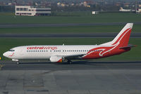 SP-LLF @ EPWA - Centralwings 737-400 - by Andy Graf-VAP