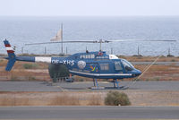 OE-XHS @ GCLB - Blue Canarias Helicopters Bell 206
