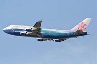 B-18210 @ KLAX - China Airlines Boeing 747-409, 25R departure KLAX. - by Mark Kalfas
