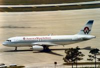 N304RX @ TPA - Airbus A320 of America West Airlines at Tampa in May 1992. - by Peter Nicholson