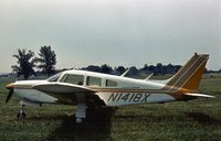 N1418X @ RDG - This Cherokee Arrow 200 was seen at the 1976 Reading Airshow. - by Peter Nicholson