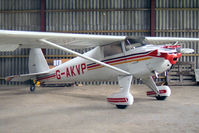 G-AKVP @ EGBR - Luscombe 8A Silvaire at Breighton Airfield in 1993. - by Malcolm Clarke