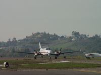 N409LV @ POC - Taxiing to runway 26L - by Helicopterfriend