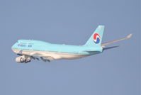 HL7473 - Korean Airlines Boeing 747-4B5, 25R departure KLAX. - by Mark Kalfas