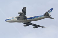 JA8191 @ KLAX - NCA Boeing 747-281F/SCD cn 24576/818, 25L departure KLAX. - by Mark Kalfas