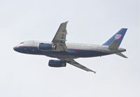 N814UA @ KLAX - United Airlines A319-131, 25R departure KLAX. - by Mark Kalfas