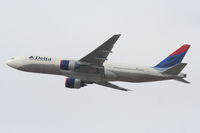 N867DA @ KLAX - Delta Airlines Boeing 777-232, 25R departure KLAX. - by Mark Kalfas