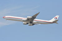 B-6052 @ KLAX - China Eastern A340-642 , 25R departure KLAX. - by Mark Kalfas