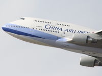 B-18212 @ KLAX - China Airlines Boeing 747-409, 25R departure KLAX. - by Mark Kalfas