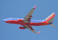 N470WN @ KLAX - Southwest Boeing 737-7H4, 25R departure KLAX. - by Mark Kalfas