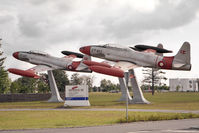 DT-497 @ EKBI - Lockheed T-33A at Mobillium, the Danish Air Museum, Billund, Denmark (now closed) in 1994. Ex USAF 51-6497  - by Malcolm Clarke