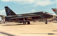XS458 @ MHZ - Lightning T.5 of the Lighting Training Flight at RAF Binbrook on display at the 1988 Mildenhall Air Fete. - by Peter Nicholson