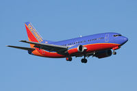 N525SW @ HOU - Southwest Airlines landing at Houston Hobby Airport - by Zane Adams